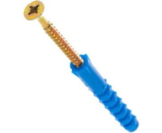 Набор крепления плинтусов VIPкрепеж 8/60 дюбель ежик 4шт/4шт 13014 VIP – изображение 3