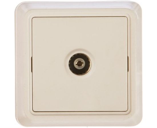 Телевизионная 1местная розетка IEK ОКТАВА белый EAO10-K01-DC – изображение 2