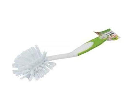 Щетка для мытья посуды ЛЮБАША 25 см, ручка с ПВХ-покрытием 603631 – изображение 2