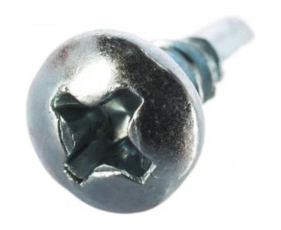 Саморез клоп VIPкрепеж белый, полусфера, сверло, 3.5х9.5 23 шт 10203 VIP – изображение 3