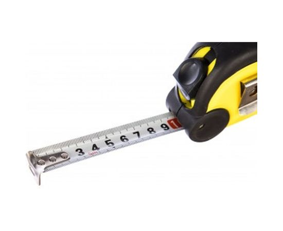 Рулетка (обрезиненный корпус, 5 м х 19 мм) Biber STIL 40082 тов-173006 – изображение 3