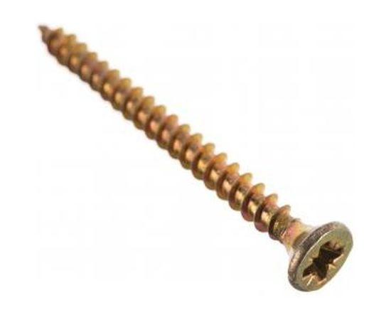 Шуруп VIPкрепеж желтый цинк 3,5х40 19шт 11326 VIP – изображение 2