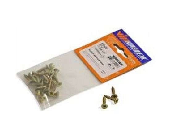 Шуруп VIPкрепеж желтый цинк 4,0х20 25шт 11336 VIP – изображение 3