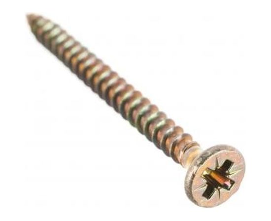 Шуруп VIPкрепеж желтый цинк 4,0х45 13шт 11346 VIP – изображение 2