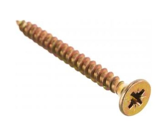 Шуруп VIPкрепеж желтый цинк 5,0х50 8шт 11388 VIP – изображение 3