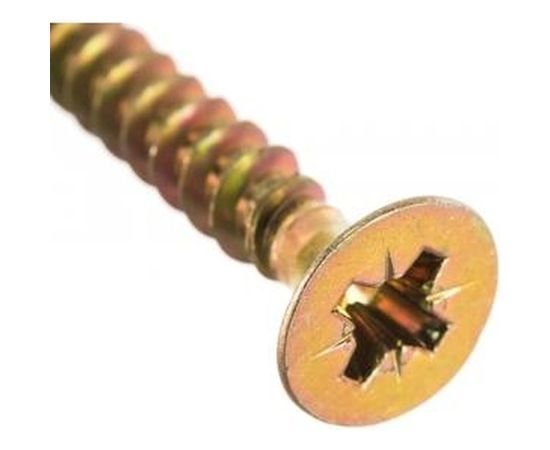 Шуруп VIPкрепеж желтый цинк 6,0х80 3шт 11410 VIP – изображение 2