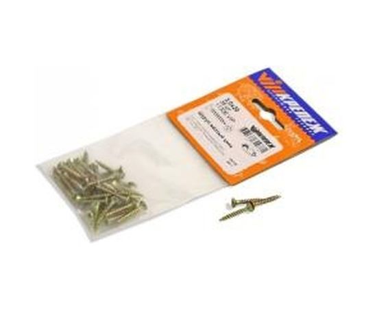 Шуруп VIPкрепеж желтый цинк 3,0х20 38шт 11306 VIP – изображение 2