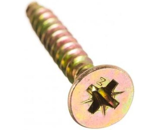 Шуруп VIPкрепеж желтый цинк 5,0х35 10шт 11382 VIP – изображение 4