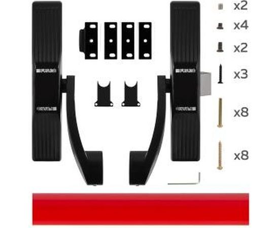 Нажимная ручка-штанга с защелкой Fuaro 1700В накл. для антипаники, для одноствор. и двуствор. дверей 41409 – изображение 2
