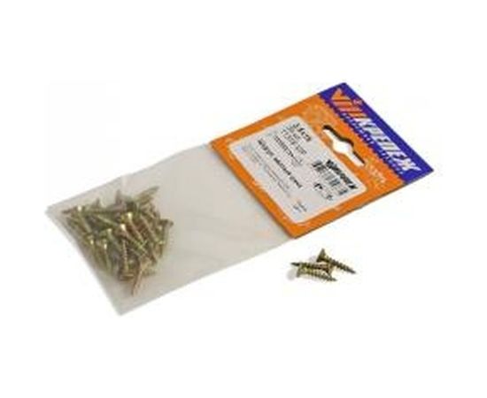 Шуруп VIPкрепеж желтый цинк 3,5х16 33шт 11316 VIP – изображение 2