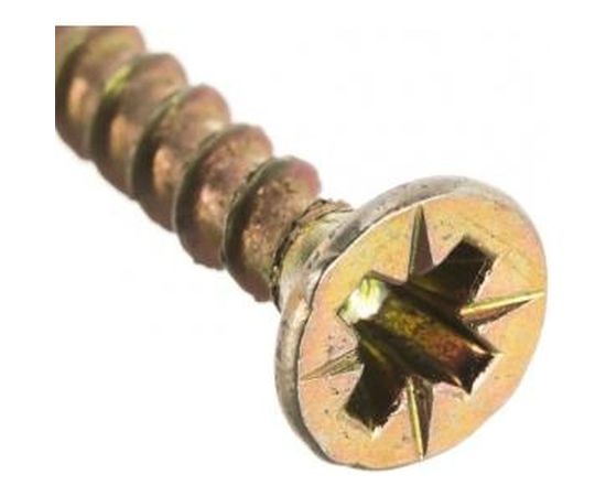 Шуруп VIPкрепеж желтый цинк 3,5х20 30шт 11318 VIP – изображение 2