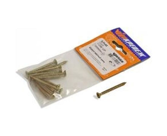 Шуруп VIPкрепеж желтый цинк 4,0х45 13шт 11346 VIP – изображение 4