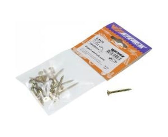 Шуруп VIPкрепеж желтый цинк 3,5х30 20шт 11322 VIPL – изображение 2