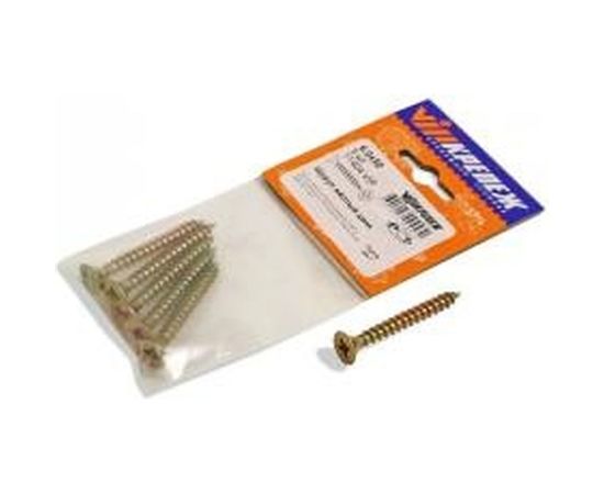 Шуруп VIPкрепеж желтый цинк 6,0х50 5шт 11404 VIP – изображение 2