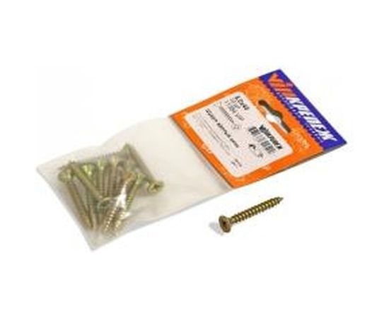 Шуруп VIPкрепеж желтый цинк 5,0х40 10шт 11384 VIP – изображение 2