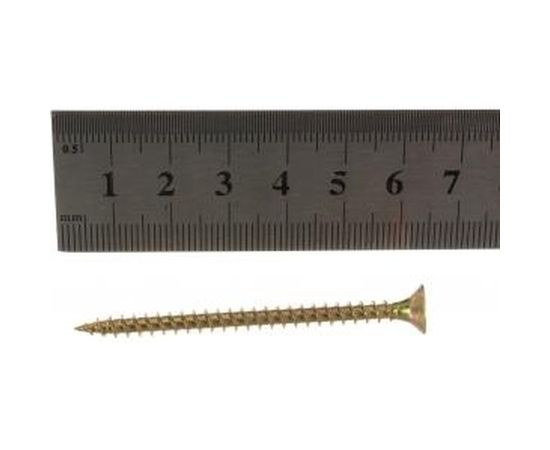 Шуруп VIPкрепеж желтый цинк 4,5х60 8шт 11370 VIP – изображение 3