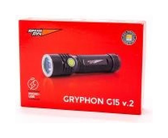 Фонарь ЯРКИЙ ЛУЧ G15 v.2Gryphon CREE XM-L2 max700лм, 4реж., IPX7, акк 18650 2600mAh 4606400106050 – изображение 3