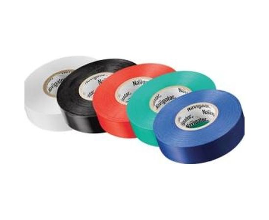 Изолента Navigator NIT-B15-10/S 5 цветов, 5 шт/набор 61313 