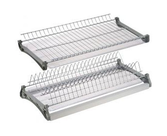 Двухуровневая сушка для посуды Lemax prof из нержавеющей стали VAR 800 SS 