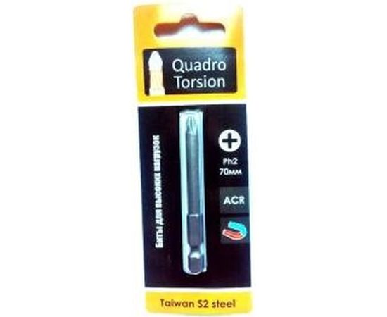 Бита (70 мм; 1/4; PН2) Quadro Torsion 410270-1 
