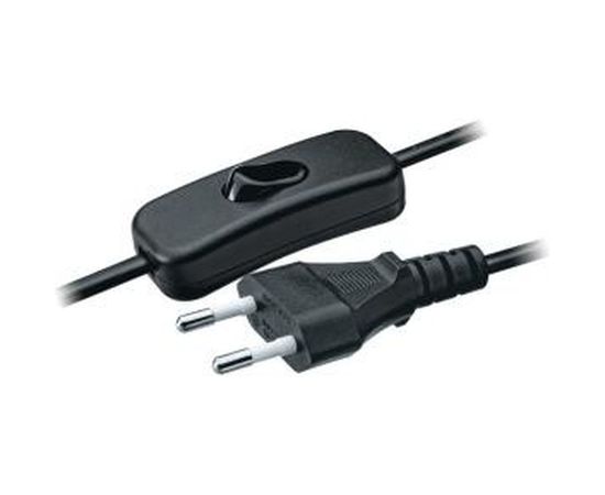 Шнур Navigator, NPS-FS-170-2x0.75-BL, 1.7м, с выключатель, чёрный 94668 