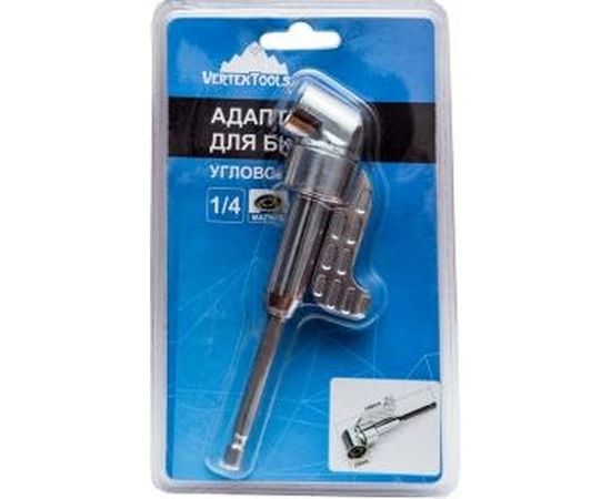 Редуктор для бит угловой (1/4; 140 мм) Vertextools РД-1/4-140 