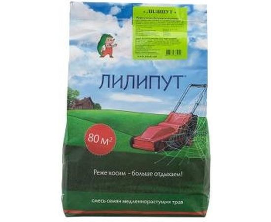 Семена газона из медленнорастущих сортов Лилипут 2 кг 4607160330020 