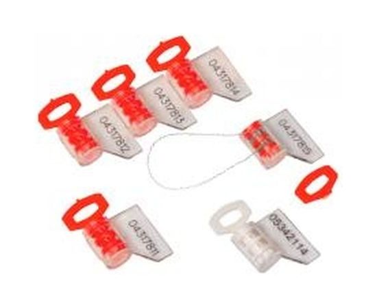 Копмлект трос+пломба ЕВРОПАРТНЕР пластиковая, роторная, 10 штук 13 0130 2 