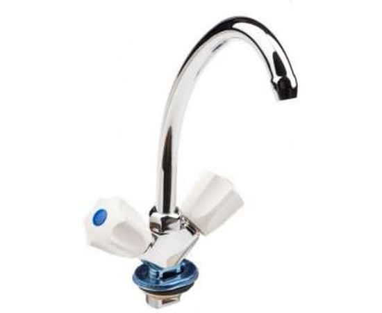 Смеситель для мойки САНТАКОМ белей маховик 120100с 