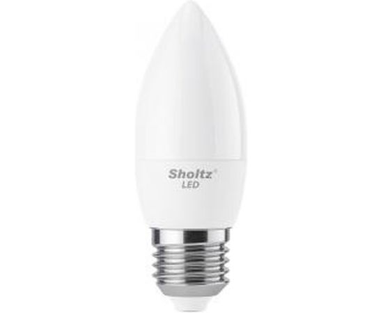 Комплект из 3 светодиодных ламп Sholtz свеча 9Вт E27 2700К C37 220-240В, пластик LEC3019T 