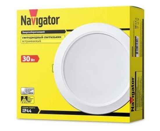 Светильник Navigator NDL-P1-30W-840-WH-LED d222 71694 – изображение 2