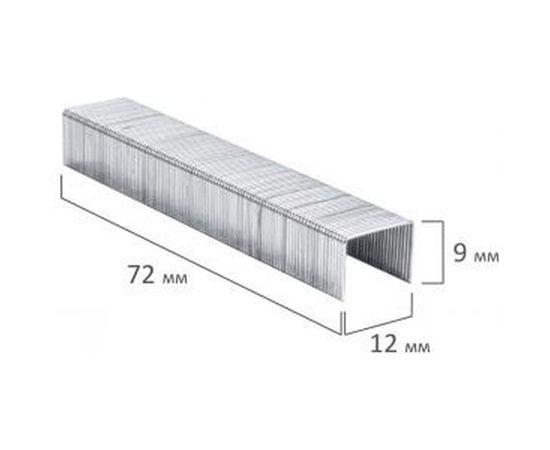 Скобы для степлера BRAUBERG №23/10, 1000 шт., до 50 листов 221163 – изображение 4