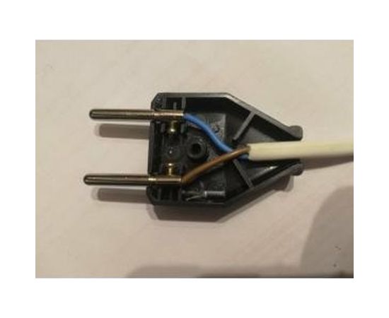 Вилка Navigator NCA-PL07-6A-X-BL, без заземления, прямая, черная 61714 – изображение 3