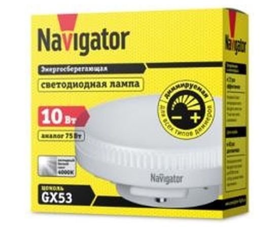 Лампа Navigator NLL-GX53-10-230-4K-DIMM 61632 – изображение 2