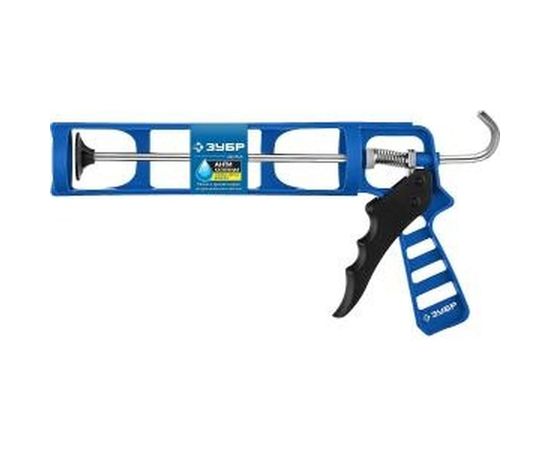 Скелетный пистолет для герметика Зубр ДОКА Профессионал 310 мл 06632 – изображение 5