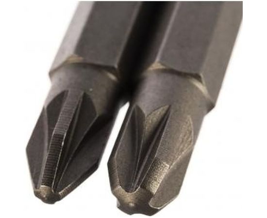 Набор двухсторонних бит №5 (2 шт; 50 мм; Pz2xPz2; Pz1xPz3) Quadro Torsion 490005 – изображение 3