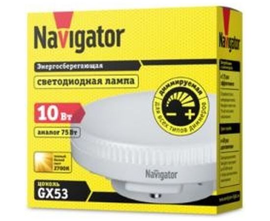 Лампа Navigator NLL-GX53-10-230-2.7K-DIMM 61631 – изображение 2