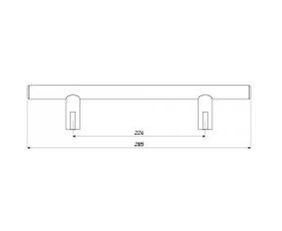 Ручка рейлинг Laurus RE1004/224 хром 19322-1 – изображение 2
