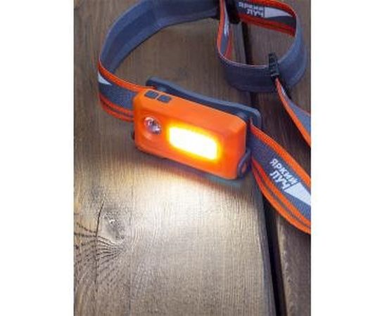 Фонарь ЯРКИЙ ЛУЧ LH-120 налобный, SMD 120лм 3реж COB 140лм 5реж, диммер, Li-Po 500mAh 4606400106296 – изображение 5