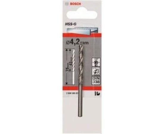 Сверло Standard по металлу (4,2х43/75 мм; HSS-G) Bosch 2608585918 