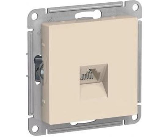 Компьютерная розетка Schneider Electric ATLASDESIGN RJ45, БЕЖЕВЫЙ ATN000283 