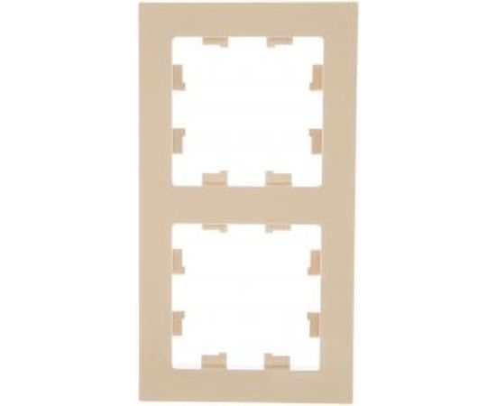 2-постовая универсальная рамка Schneider Electric ATLASDESIGN БЕЖЕВЫЙ ATN000202 