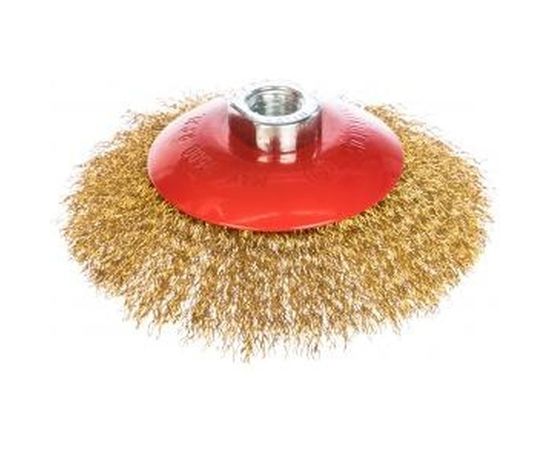 Щетка выгнутая (125 мм; М14) для УШМ Matrix 74616 