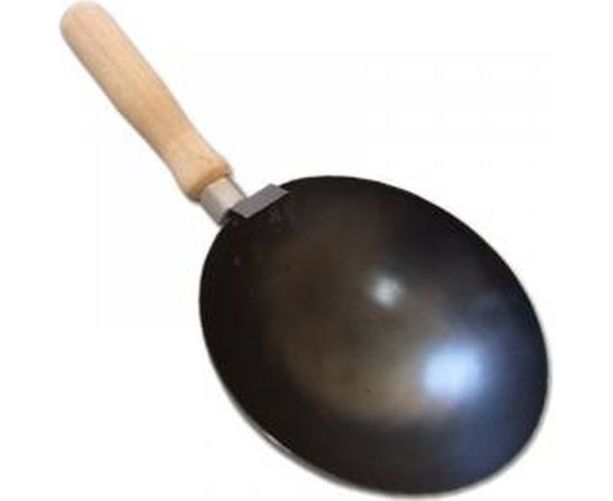 Строительный ковш НАШ ИНСТРУМЕНТ 160мм круглое дно деревянная ручка Р 020701-016 