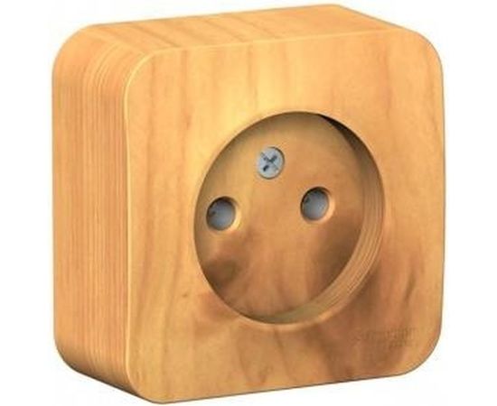 Розетка Schneider Electric BLANCA без заземления, без шторок, ясень BLNRA000105 