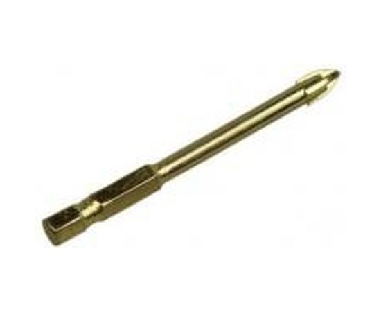 Сверло по кафелю и стеклу (6 мм; шестигранный хвостовик; 4 грани) EКТО DS-309-0600-0075 