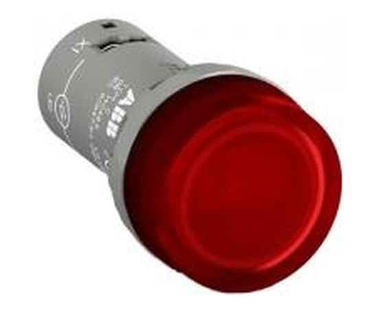 Лампа ABB CL2-523R красная, со встроенным светодиодом, 230В, AC 1SFA619403R5231 