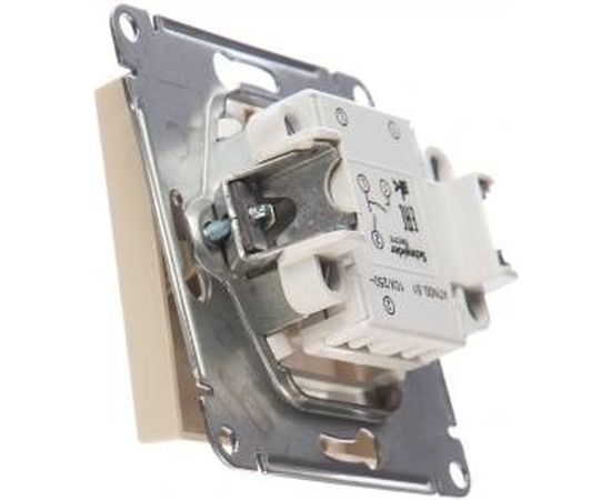2-клавишный выключатель Schneider Electric ATLASDESIGN 10АХ, БЕЖЕВЫЙ ATN000251 – изображение 3