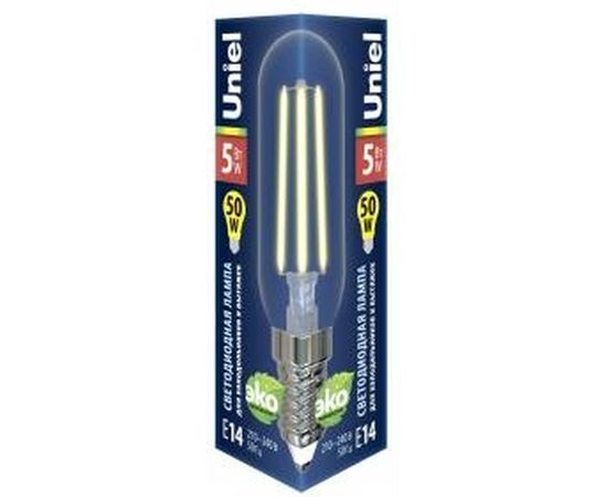 Светодиодная лампа для холодильников и вытяжки Uniel LED-Y25-5W/3000K/E14/CL GLZ04TR UL-00007129 – изображение 2