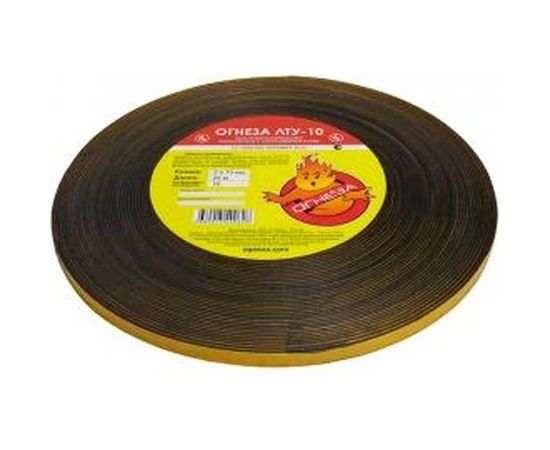 Термоуплотнительная лента Огнеза ЛТУ 2х10 мм, рулон 25 пог.м. 105099 – изображение 2